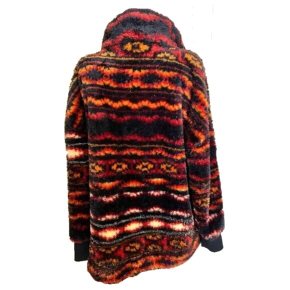 Lularoe Southwest 1/2 Zip Sherpa Fleece Pullover Jacket Plus Size 3X - Picture 2 of 3